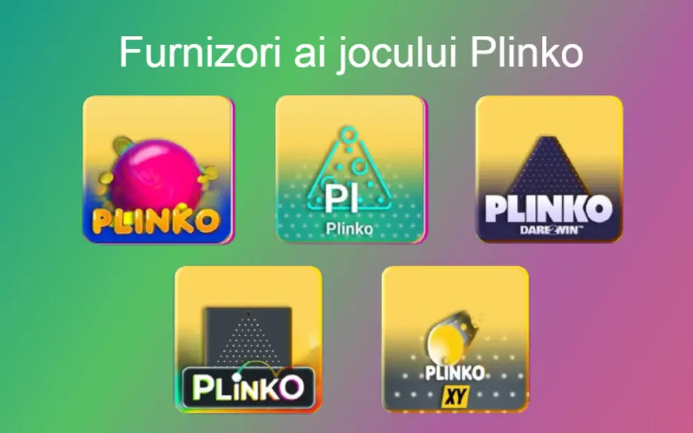 Furnizori în care puteți juca Plinko